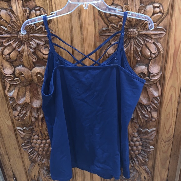 EUC torrid size 3 navy tank top camisole - Picture 3 of 4